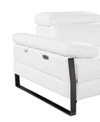 1246 Divanitalia Power Reclining Arm Chairwith Power Headrests - Top Grain Italian Leather