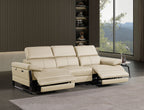 1246 Divanitalia Modular Power Dual Reclining Sofa with Power Reclining Headrests - Top Grain Italian Leather - Beige - SKU 1246-BEIGE-3.2-S-HT - view 2