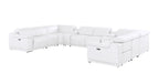 2679 10-Piece U-Shaped Power Reclining Sectional Sofa in Genuine Leather - 4 Recliners