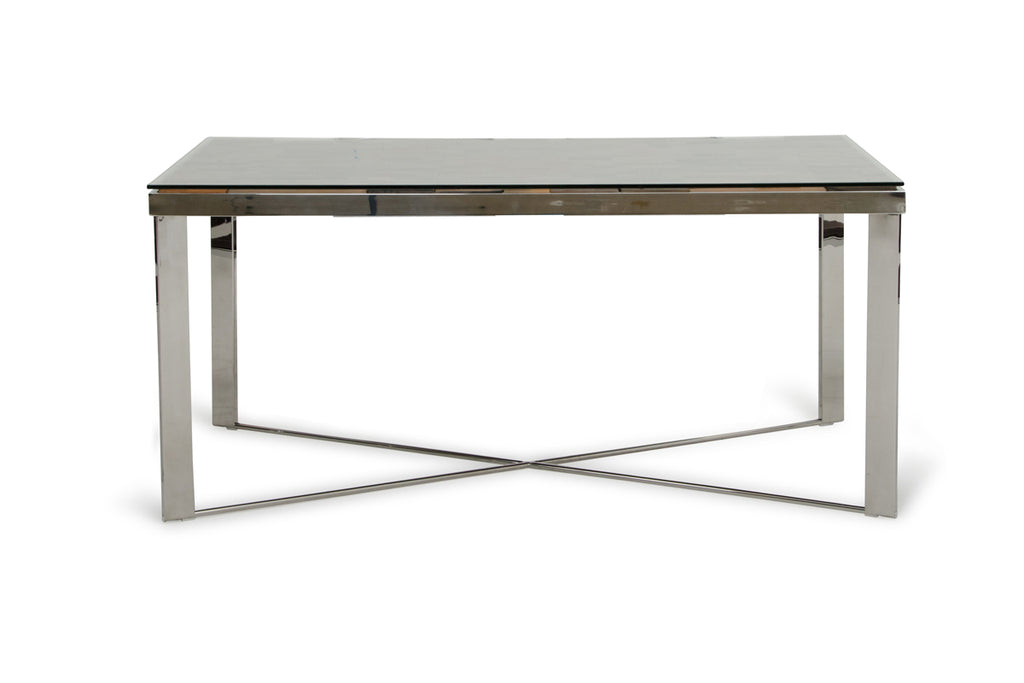 Santiago Modern Rectangular Wood Mosaic Dining Table