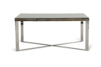 Santiago Modern Rectangular Wood Mosaic Dining Table