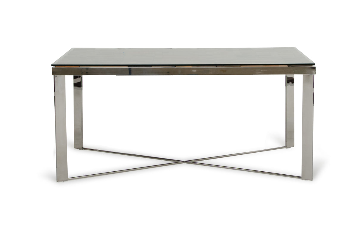 Santiago Modern Rectangular Wood Mosaic Dining Table