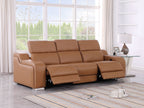 1116 Divanitalia 3-Piece Modular Power Reclining Sofa in Top Grain Italian Leather with 2 Power Recliners & Power Headrests
