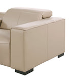1208 8 Piece U-Shaped Leather Sectional Sofa with 4 Power Recliners & Power Headrests