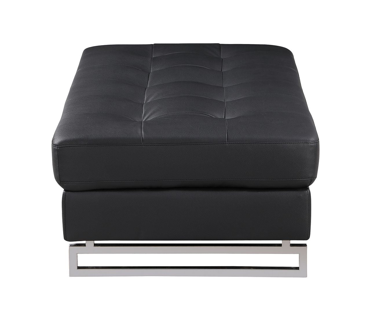 8136 Genuine Leather Ottoman