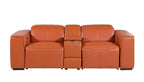 1224 Divanitalia 3-Piece Modular Power Reclining Loveseat in Top Grain Italian Leather with 2 Power Recliners & Power Headrests - Camel - SKU 1224-CAMEL-3.2-HT - view 3