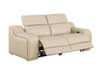 1116 Divanitalia 2-Piece Modular Power Reclining Loveseat in Top Grain Italian Leather with 2 Power Recliners & Power Headrests