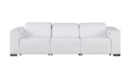 1208 Leather Reclining Set - Sofa & Loveseat with 4 Power Recliners - White - SKU 1208-WHITE-5.4-HT-2PC - view 5