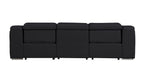 1116 Divanitalia 3-Piece Modular Power Reclining Sofa in Top Grain Italian Leather with 2 Power Recliners & Power Headrests