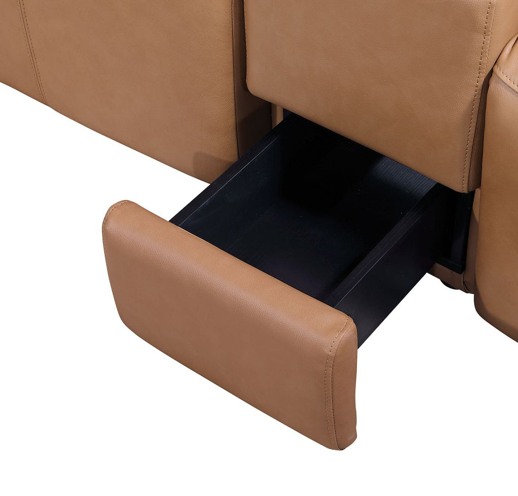1224 Divanitalia 10-Piece U-Shaped Sectional Sofa in Top Grain Italian Leather with 4 Power Recliners & Power Headrests