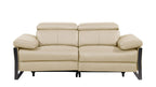 1246 Divanitalia Top Grain Italian Leather Loveseat with Power Headrest