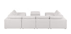 1100 Divanitalia Top-grain Italian Leather 9-Piece Sectional Sofa with Chaise