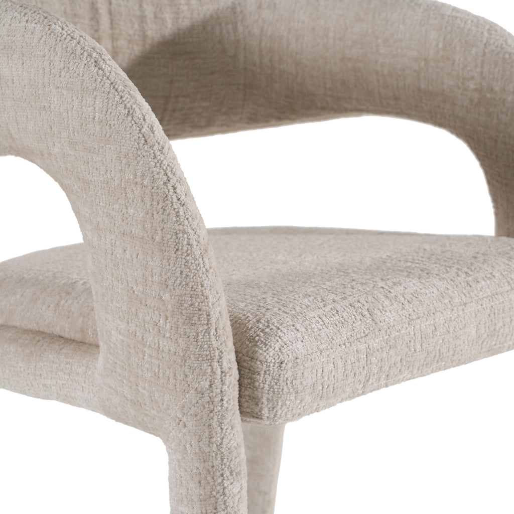 Faerron - Modern Ivory Beige Counter Chair