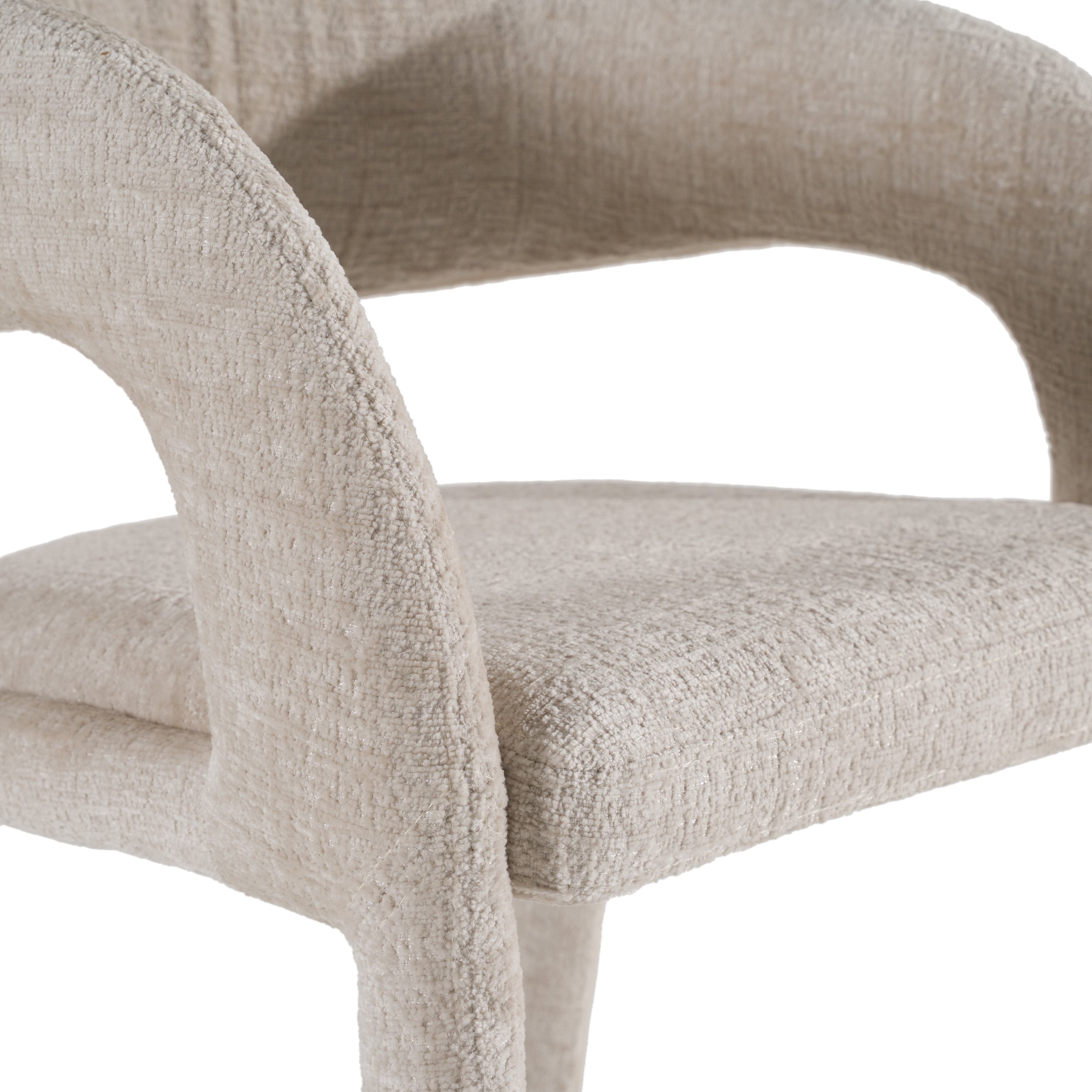 Faerron - Modern Ivory Beige Counter Chair