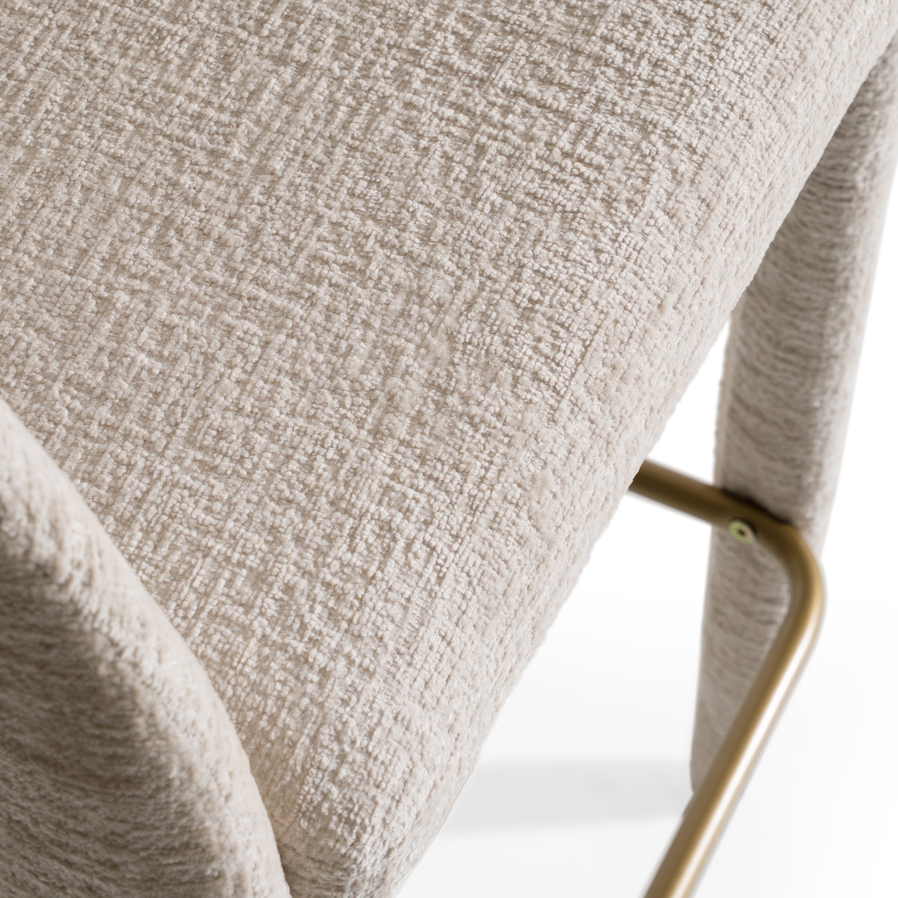 Faerron - Modern Ivory Beige Counter Chair
