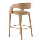 Faerron - Modern Leatherette Bar Chair - Modern Leatherette Bar Chair