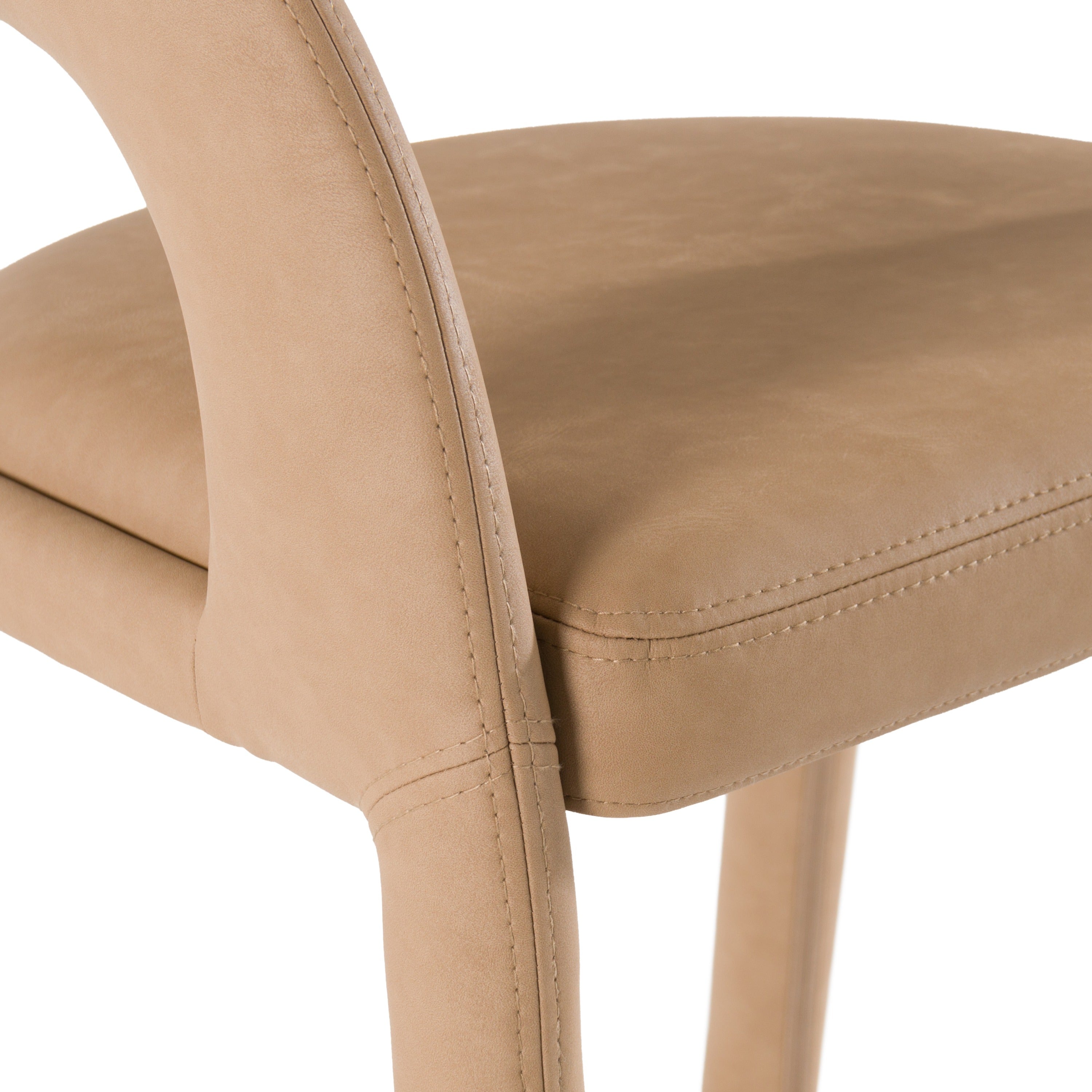 Faerron - Modern Leatherette Bar Chair - Modern Leatherette Bar Chair