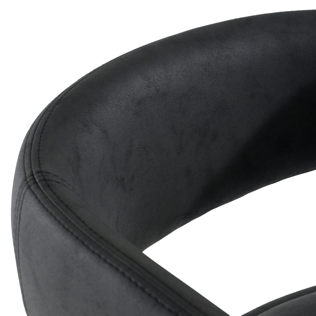 Faerron - Modern Leatherette Bar Chair - Modern Leatherette Bar Chair