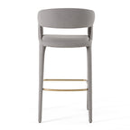 Faerron - Modern Leatherette Bar Chair - Modern Leatherette Bar Chair