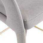 Faerron - Modern Leatherette Bar Chair - Modern Leatherette Bar Chair