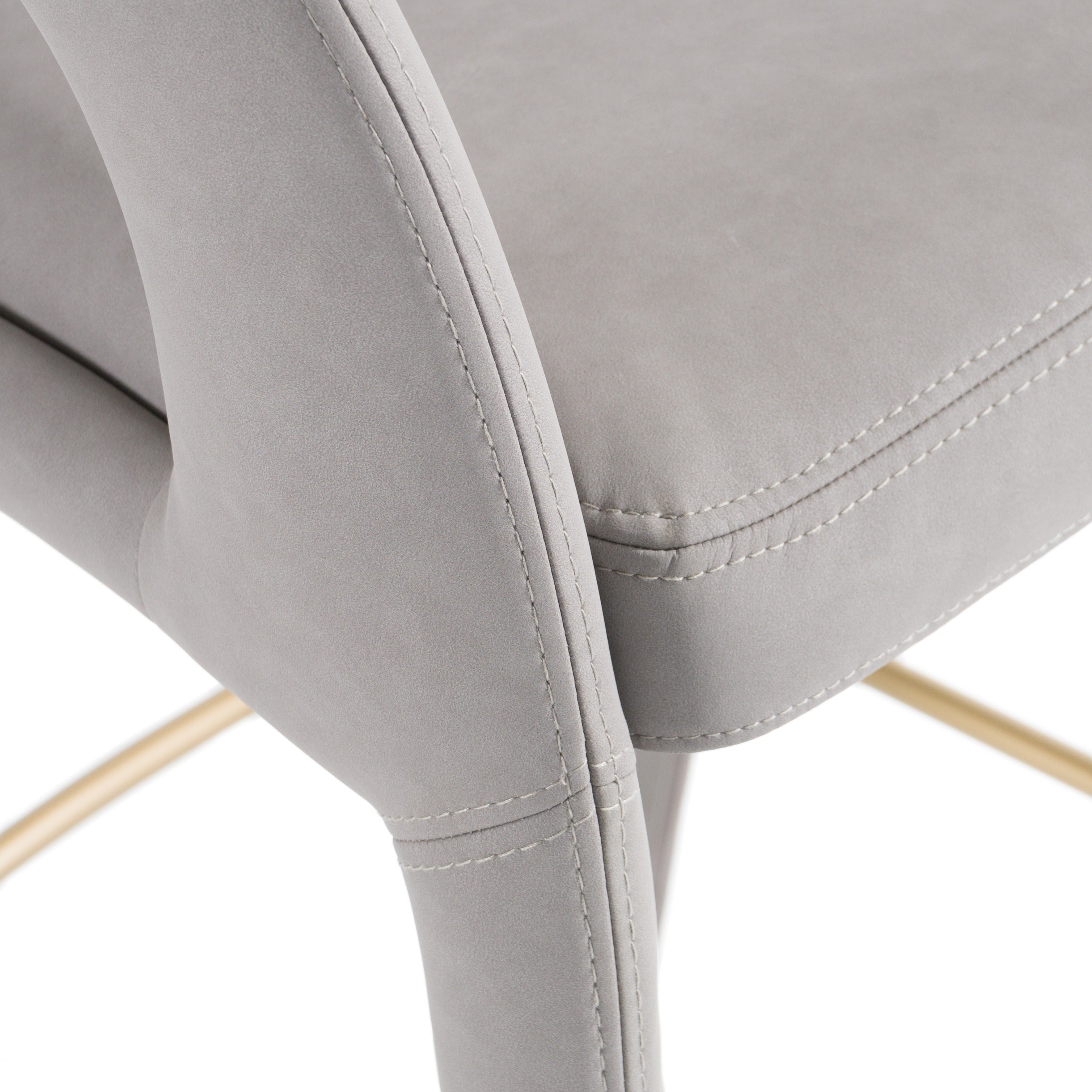 Faerron - Modern Leatherette Bar Chair - Modern Leatherette Bar Chair