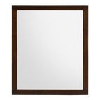 Fantasia - Contemporary Dark Walnut Mirror