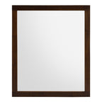 Fantasia - Contemporary Dark Walnut Mirror