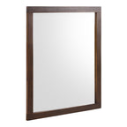 Fantasia - Contemporary Dark Walnut Mirror
