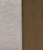 Fantasia - Contemporary Walnut & Grey Bed with Two Nightstands - Contemporary Walnut & Grey Bed with Two Nightstands