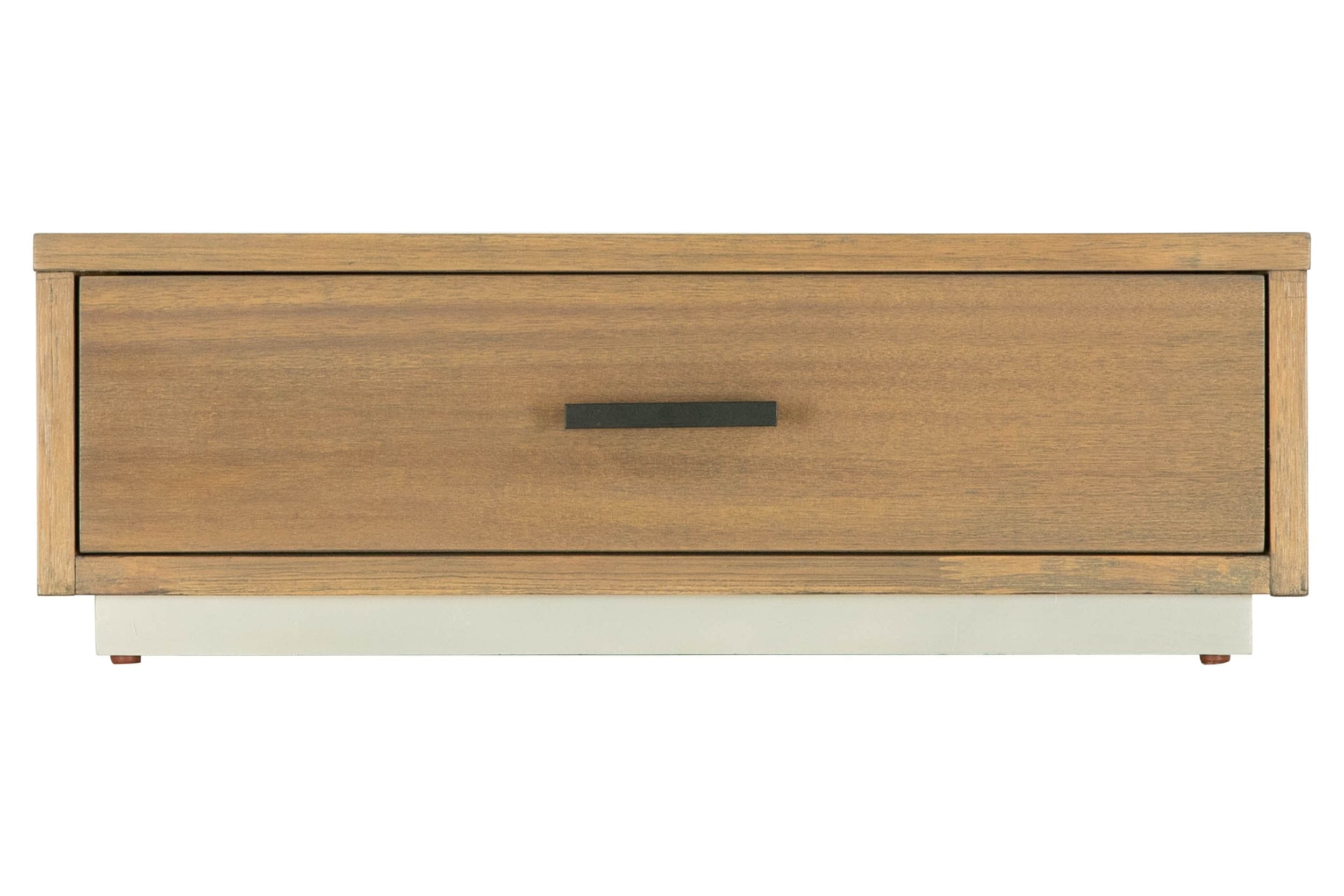 Fantasia - Contemporary Walnut & Grey Bed with Two Nightstands - Contemporary Walnut & Grey Bed with Two Nightstands