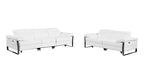 1246 Divanitalia Modular Power Dual Reclining Sofa and Loveseat Set with Power Headrests - Top Grain Italian Leather - White - SKU 1246-WHITE-5.4-HT-2PC - view 3