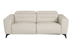989 Divanitalia Power Reclining Sofa with Power Headrest in Top-grain Italian Leather - Beige