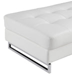 8136 Genuine Leather Ottoman