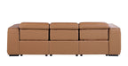 1224 Divanitalia 3-Piece Modular Power Reclining Sofa in Top Grain Italian Leather with 3 Power Recliners & Power Headrests - Cognac - SKU 1224-COGNAC-3.3-HT - view 7