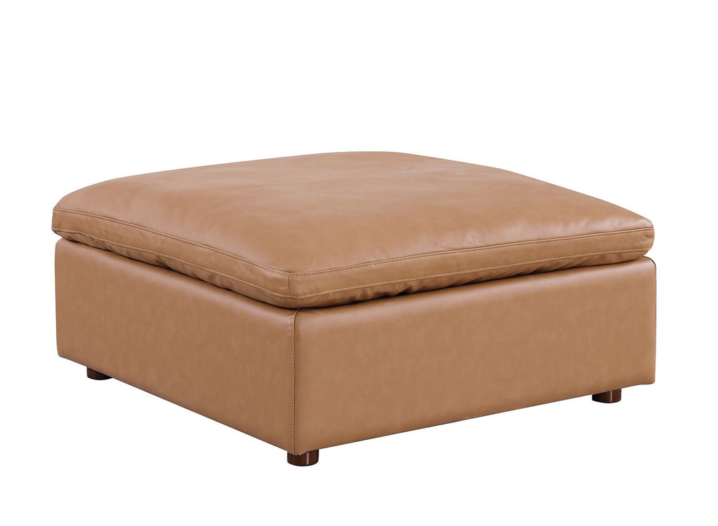 1100 Divanitalia 5-Piece Left Arm Facing 4-Seat Sectional Sofa - Top-grain Italian Leather