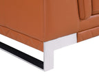 411 Divanitalia Loveseat in Top-grain Italian Leather