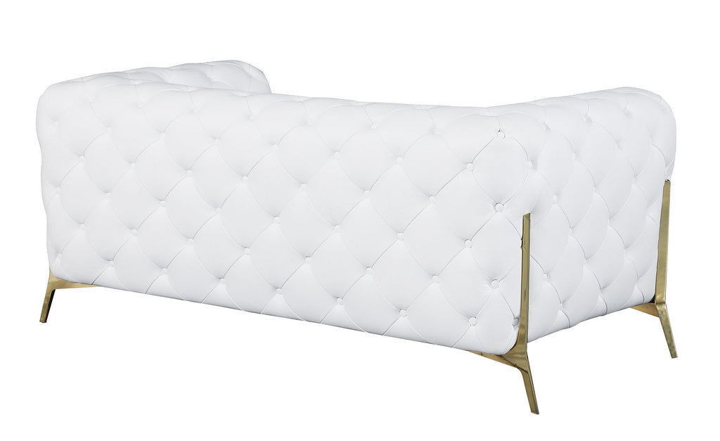 970 Divanitalia Loveseat in Top-grain Italian Leather