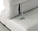 636 Divanitalia Dark Gray Sofa in Top-grain Italian Leather