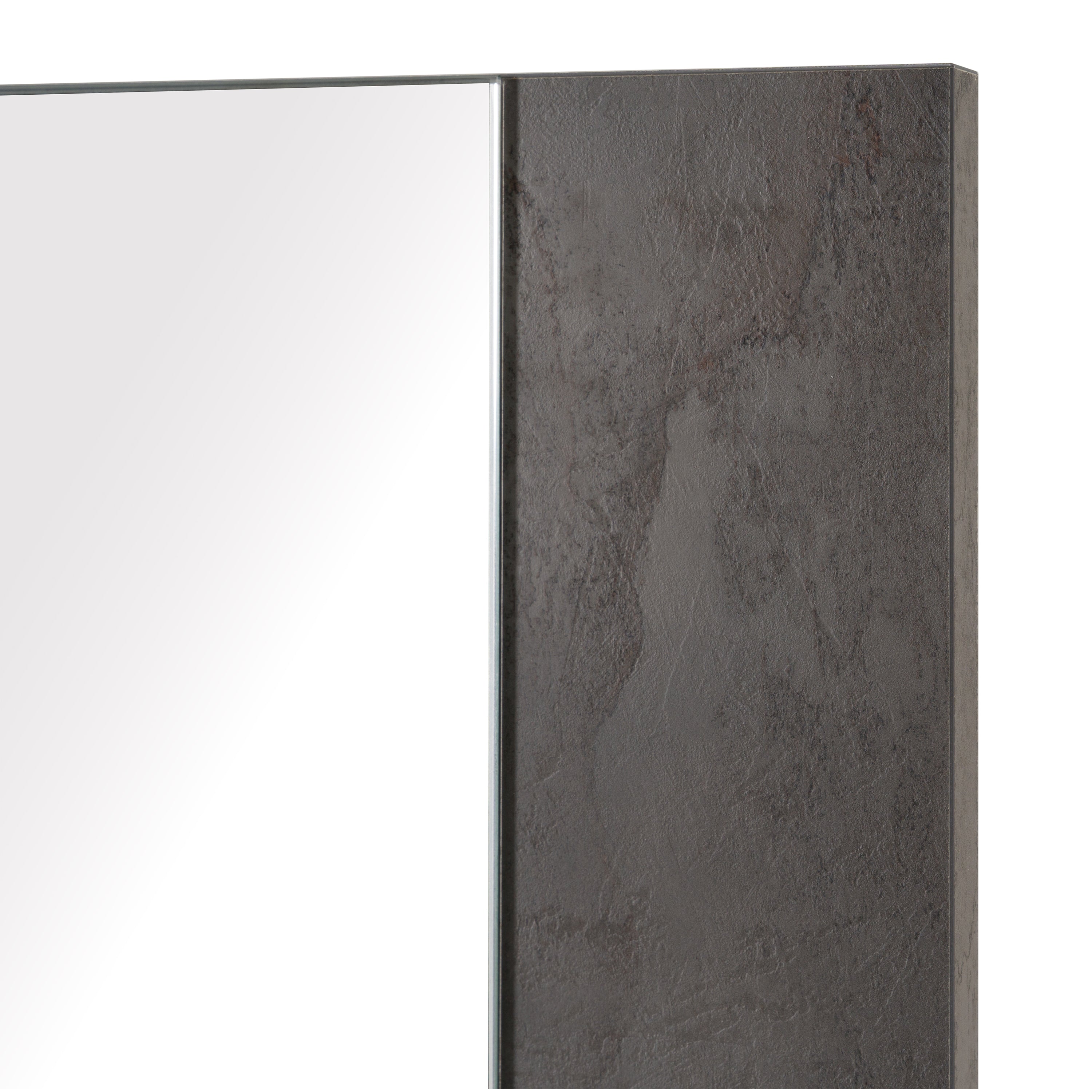 Ferrara - Modern Volcano Oxide Grey Mirror