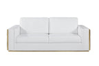 1130 Divanitalia 3-Piece Sofa Set in Top-grain Italian Leather - White - SKU 1130-WHITE-3PC - view 3