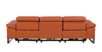 1246 Divanitalia Modular Power Dual Reclining Sofa with Power Reclining Headrests - Top Grain Italian Leather - Camel - SKU 1246-CAMEL-3.2-S-HT - view 7