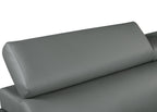 4571 Modern Genuine Leather 3-Piece Sofa Set - Dark Grey - SKU 4571-LV GRAY 3PC (S/L/C) - GROUP - view 10