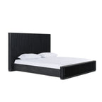 Fields - Modern Black Acacia Bedroom Set - Modern Black Acacia Bedroom Set