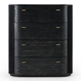 Fields - Modern Black Acacia Chest