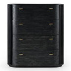 Fields - Modern Black Acacia Chest
