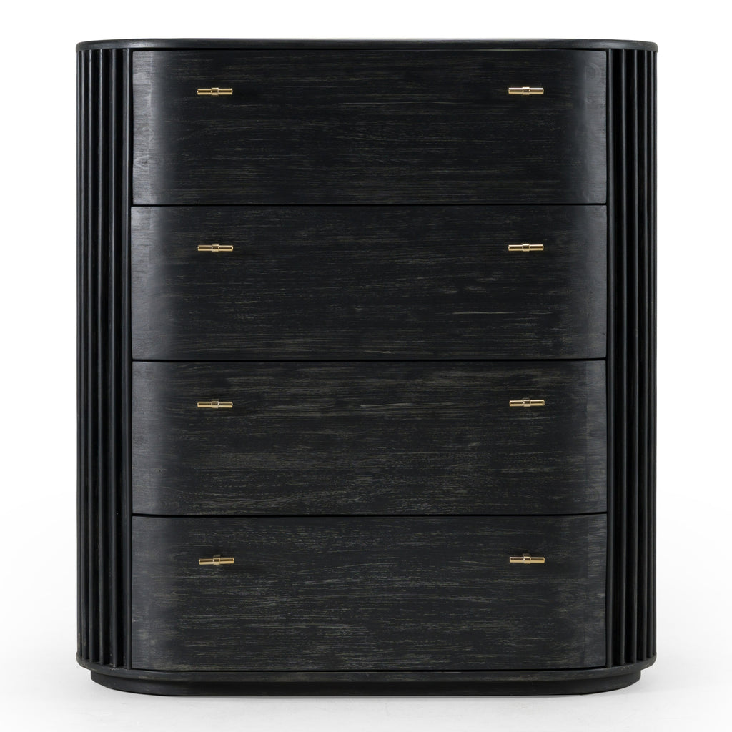 Fields - Modern Black Acacia Chest