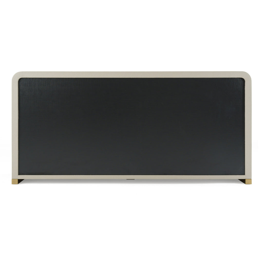 Florence - Modern Beige Leatherette + Gold Dresser