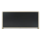 Florence - Modern Beige Leatherette + Gold Dresser