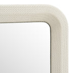 Florence - Modern Beige Leatherette Mirror