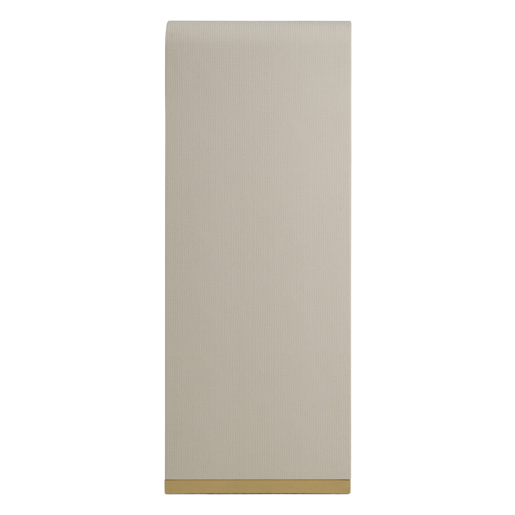Florence - Modern Beige Leatherette + Gold Chest